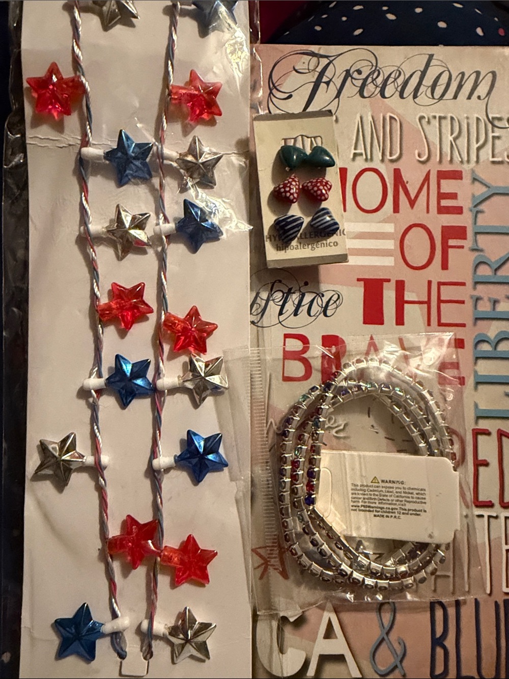 Red white and blue bundle